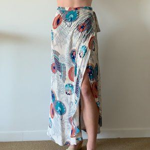 Zara Woman Floral Wrap Skirt/Dress